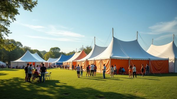 Location de chapiteaux : organisez vos événements en extérieur facilement